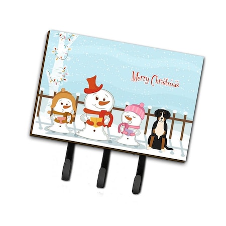 Jensendistributionservices Merry Christmas Carolers Greater Swiss Mountain Dog Leash or Key Holder MI1707708